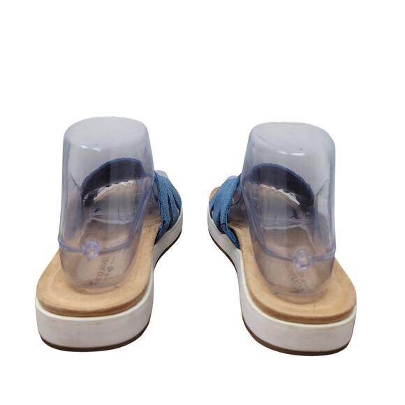 Koolaburra By UGG Blue Sparkle Slide Flip Flop 6 NWOT - Picture 3 of 7